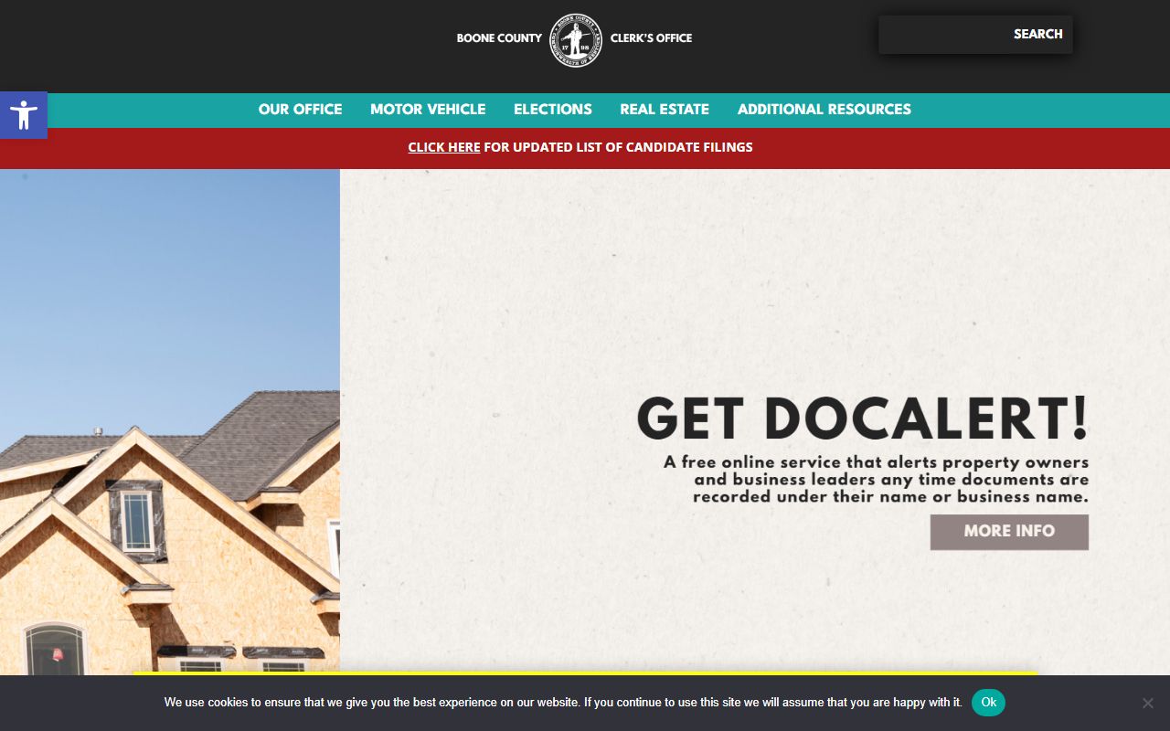 Boone County Clerk homepage